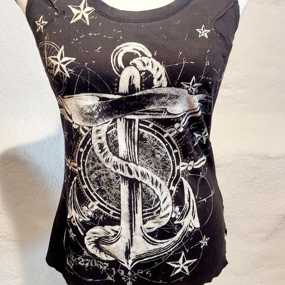 ROCK & Republic Tank Nautical Womens Size XS - Picture 4 of 5